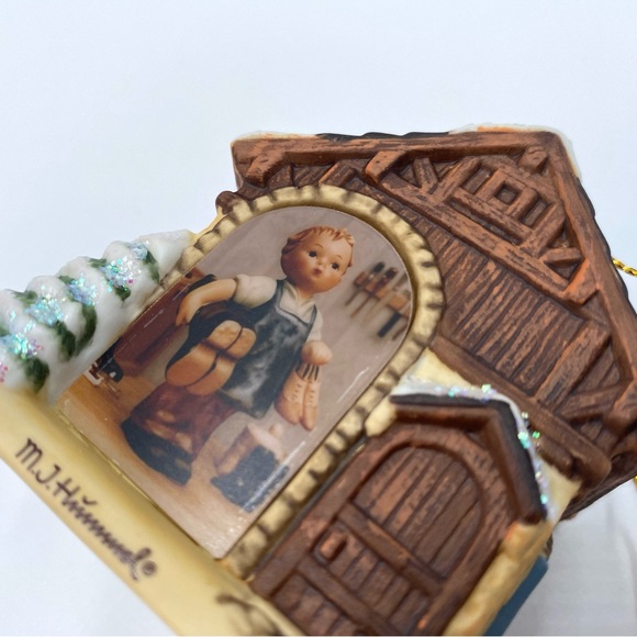 1999 Vintage Bradford Exchange M. I. Hummel Little Shoemaker Christmas Ornament - Picture 9 of 12
